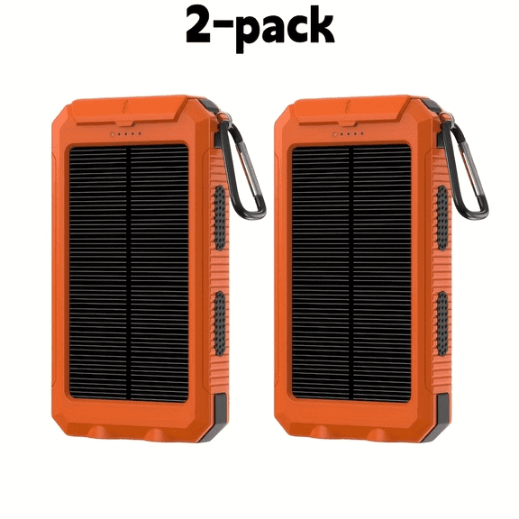20,000mAh Portable Power Pack with Built-in LED Flashlight, 2 Count, 2 Count, 2 Count, 2 Pack