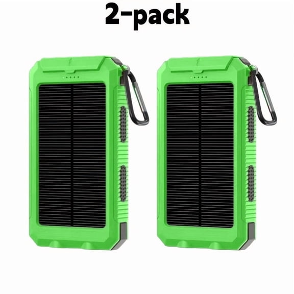 20,000mAh Portable Power Pack with Built-in LED Flashlight, 2 Count, 2 Count, 2 Count, 2 Pack