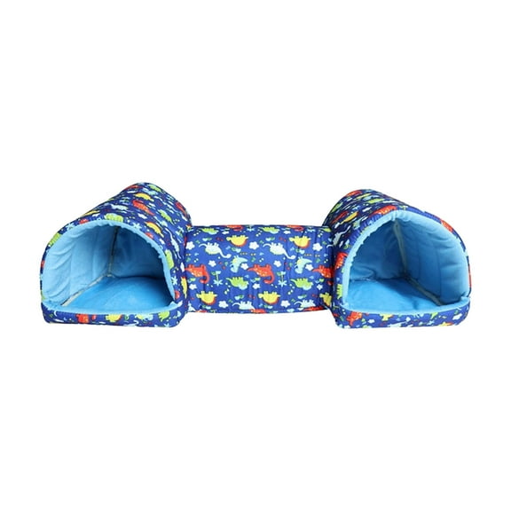 20.08 x 6.7 x 5.9 inch Guinea Pig Bed Hideout Tunnel with Washable Design for Small Animals Like Rabbits Chinchillas and Hamsters Cozy Cave for Resting