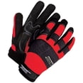 thumbnail image 1 of 20-1-10605R-XL Mechanics Glove Synthetic Leather Anti-Vib Gel Palm Red, Size XL, 1 of 1