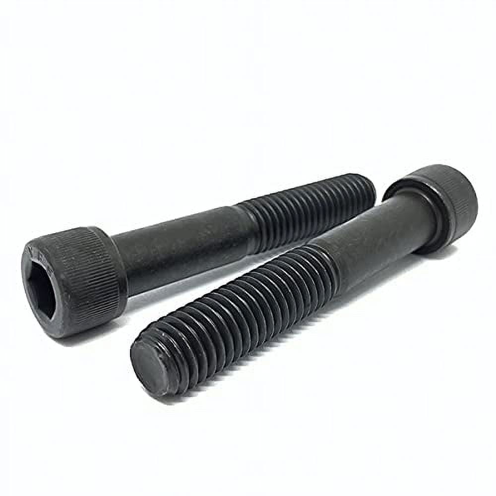 1/4-20 x 1/2 Socket Head Cap Screws Bolts, 12.9 Grade Alloy Steel, Black Oxide Finish, Allen Hex Drive, Full Thread, 25 PCS