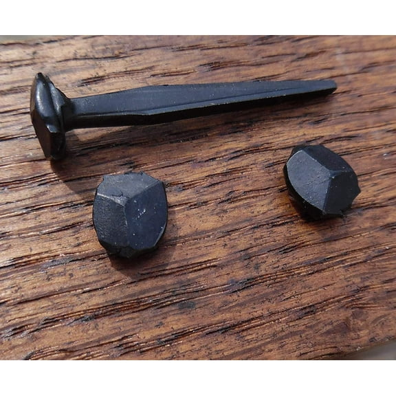 20 1.5" Steel Decorative Antique Wrought Head Nails-Rosehead Nails