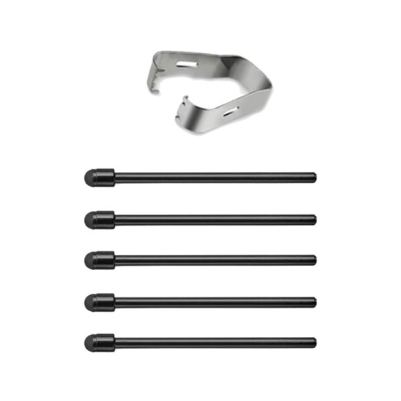 20/10/5Pcs Soft Tip Pen Refills and Clip Offering Writing Comfort for Max3 Note Taking and Artistic Projects