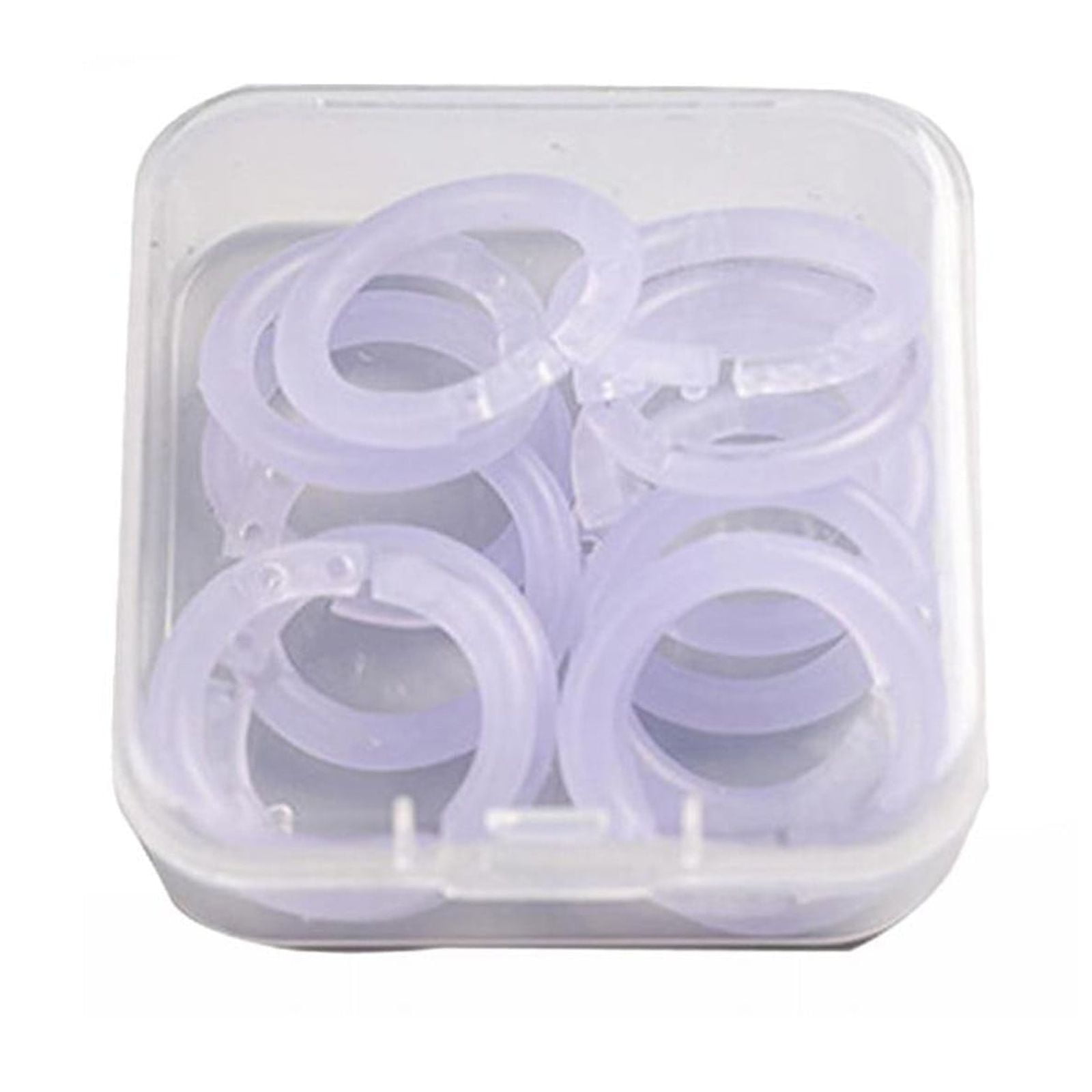 20/100 Pieces Plastic Rings Plastic Loose Leaf Rings Multi Color ...