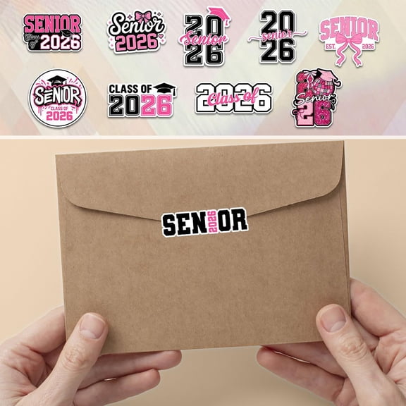 20/10pcs 2026 Graduation Sticker Motivational Graduation Stickers for Class 2026 Students Decals for Laptops, Water Bottles, Phones, Notebooks & DIY Graduation