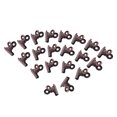 20/10pcs Binder Clips Middle size Metal Round Clamp Paper Antique