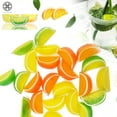 thumbnail image 1 of 20/10pcs Fake Lemon Block Artificial Fruit Wedge Slice Simulation Lifelike Fake Lemon Blocks Fruit Model for Home Party Kitchen Decoration, 1 of 9