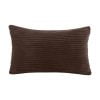 thumbnail image 1 of 20*12 Inch Home Textile Soft Corduroy Striped Velvet Rectangular Decorative Pillow Sofa Cover, 1 of 6