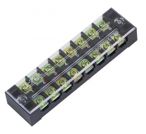 20-13 AWG 8-Circuit Terminal Block 15-TB-2508-2 (2-Pack)