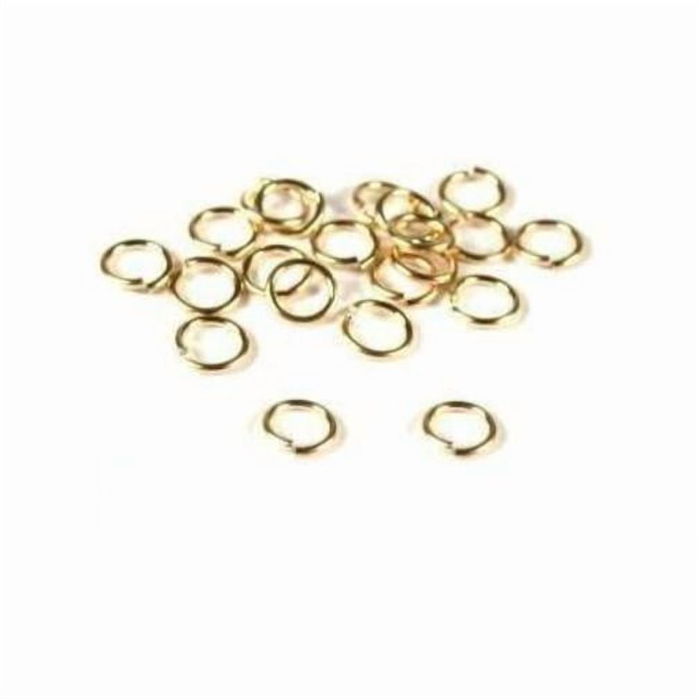20 14K Gold Filled Jump Rings Open Jewelry 22 Gauge 5mm