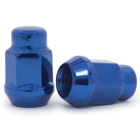 20 14x1.5 Blue Bulge Acorn Lug Nuts For Chevrolet Chrysler Dodge Jeep 300