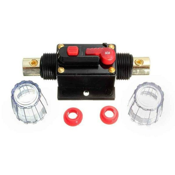 20-150Amp Trip 12V Dc Car Audio Solar Energy Inline Circuit Breaker Fuse Holder 150A YIWEI