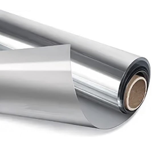 20"157" Silver One-Way Mirror Thermal Insulation Window Film for Home Use, Reflects UV Rays, Protects Privacy