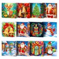 20/16PCS New Christmas Cards Diamond Painting Greeting Cards 5D Diamond