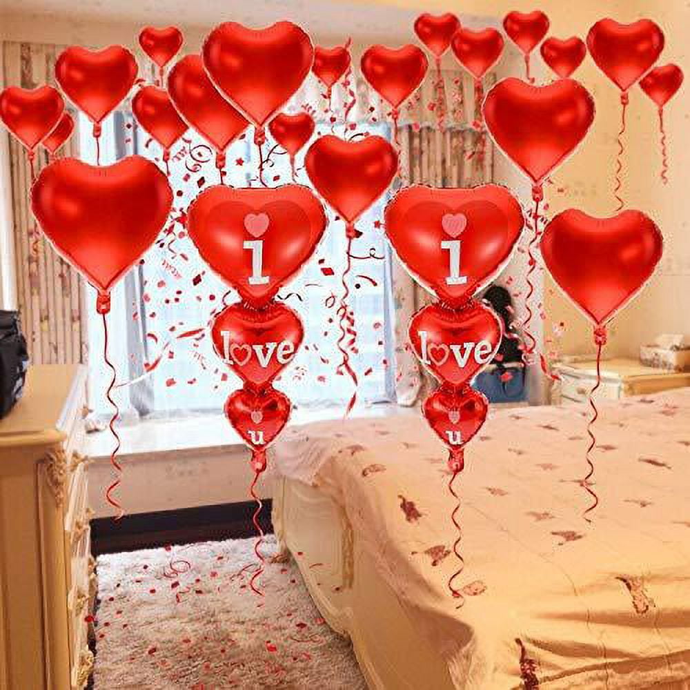 20 + 2 I Love You Balloons - Helium Supported - Love Balloons ...