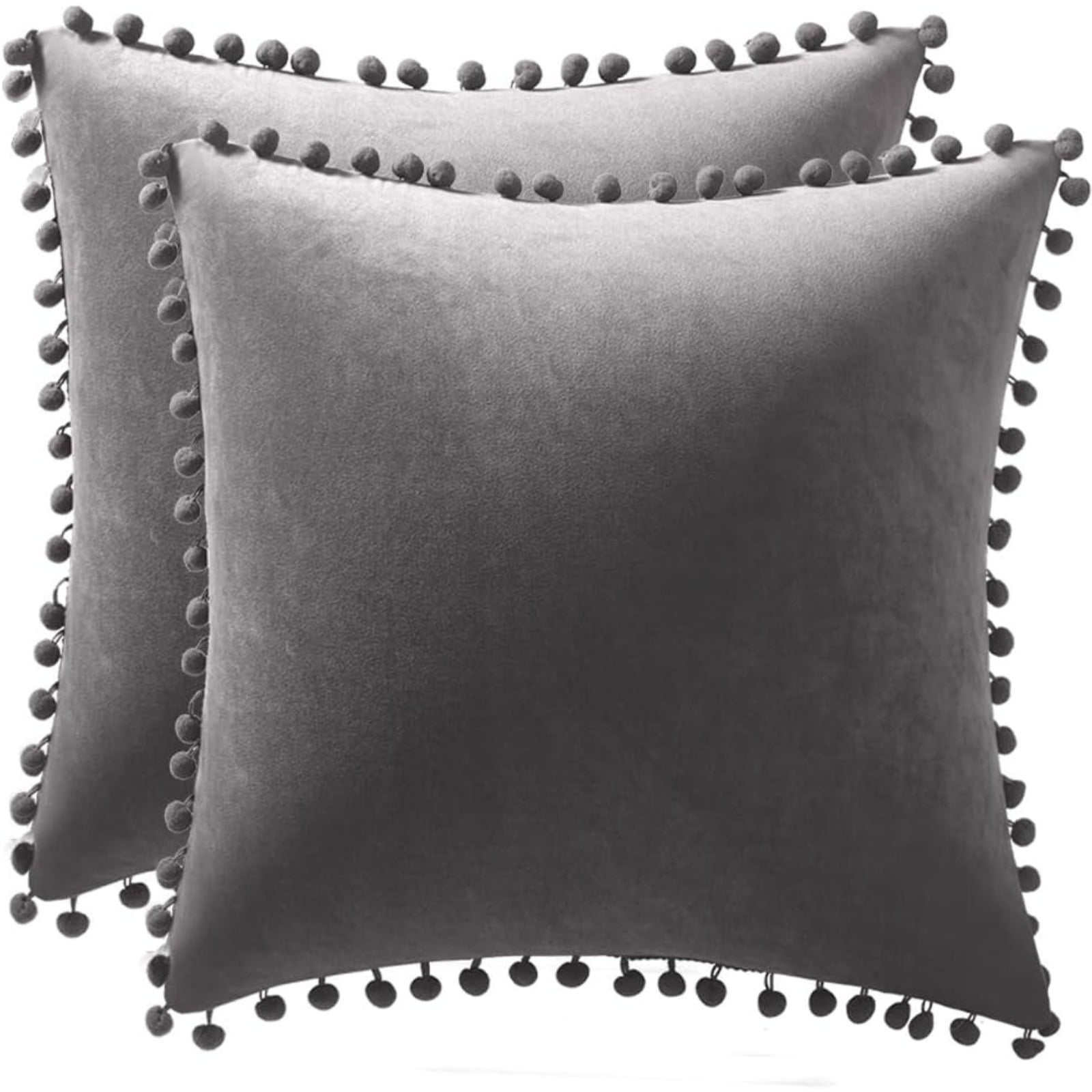 20×20 Inch Decorative Throw Pillow Cover 2-Pack Soft Textured Accent Cushion for Sofa Bed Living Room Home Decor