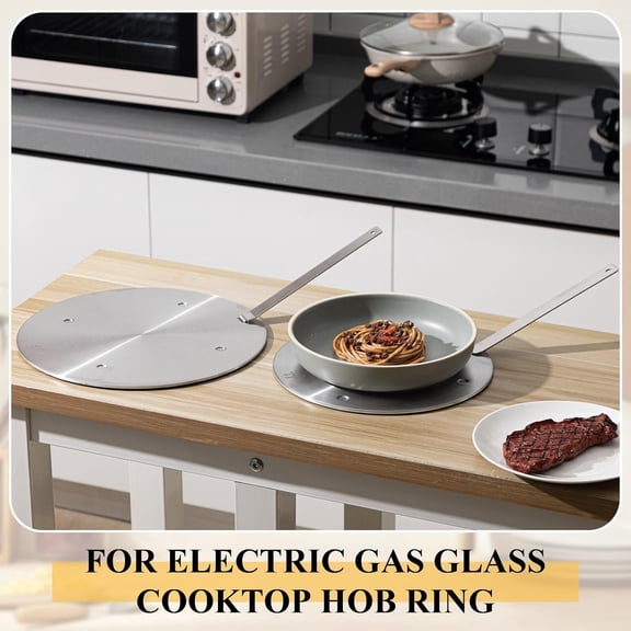20*20cm Anti-scorch Thermal Conductive Plate with Detachable Handle, Defrost Heating Board for Gas Induction Stove