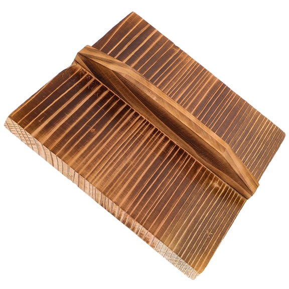 KAKOWELY Unique Pot Pan Lid Tamagoyaki Pan Lid Cedar Wood Dark Brown 1Pcs