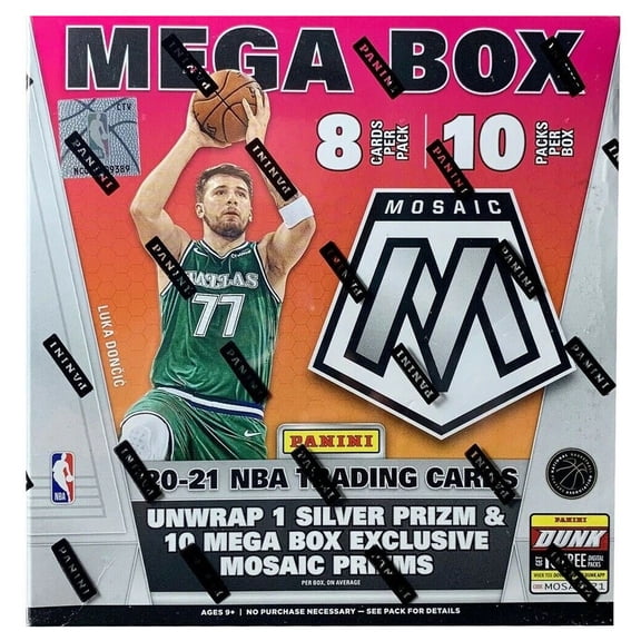 20-21 Panini Mosaic Basketball Mega Box