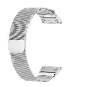 20 22 26mm Metal Milanese Quick Pins Watch Band Fit For Garmin Fenix 3 HR 5X 6x 7X 6 7 Pro 5 Plus Fit For Forerunner 935 945