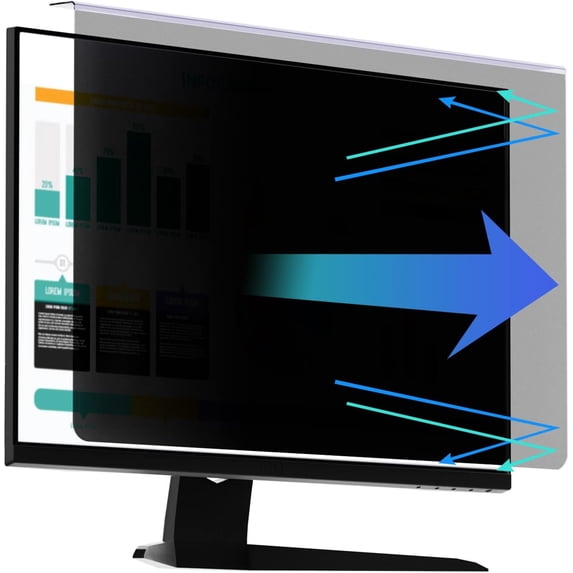 20-22 Inch Hanging Computer Privacy Screen