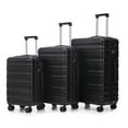 thumbnail image 1 of 20"/24"/28" ABS Spinner Wheel Luggage, Carry on Suitcase, , TSA Combination Lock 3PCS Se, 1 of 7