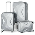 thumbnail image 1 of 20"24"28" Business Luggage Set with TSA, Space Silver, 1 of 3