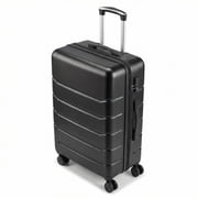 Alvantor 20-28 inch Luggage, Expandable Hardside Suitcase with Spinner Wheels, Blue,Black