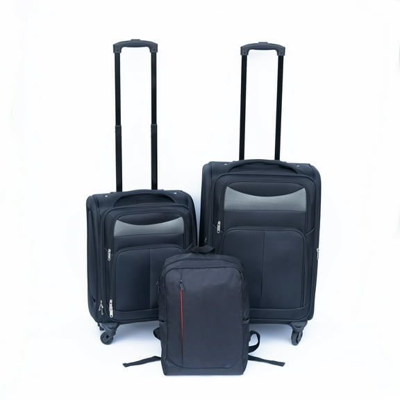 (20+24) Travel Case Two-Piece Suitcase Set Oxford Trolley Case Without Password Lock Universal Wheel + Oxford Cloth Backpack