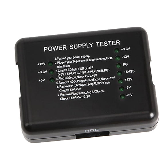 20 / 24-pin Tester Computer Power Checker for / / HDD with Led