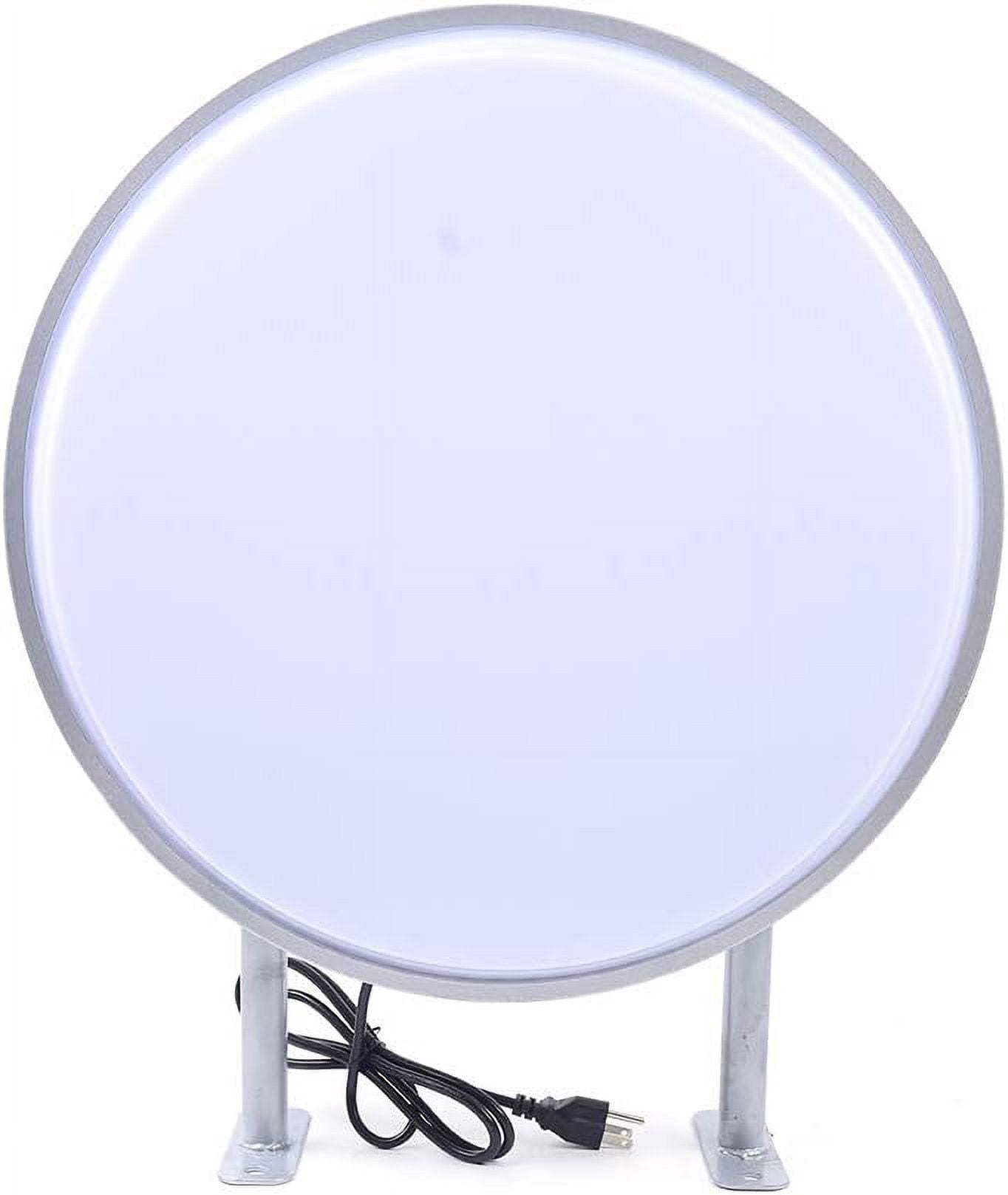 20/24in LED Light Box Double Sided Round Light Box, Waterproof ...
