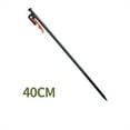 20/25/30/40cm Metal Tent Beach Canopy Camping Stakes Peg with Rope Ground Nail