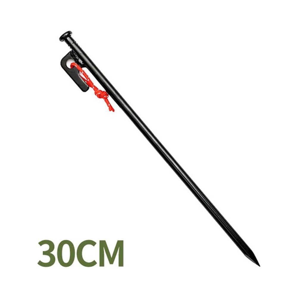 20/25/30/40cm Metal Tent Beach Canopy Camping Stakes Peg With Rope