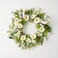 thumbnail image 1 of 20.25"H Sullivans Dahlia Botanical Wreath, Multicolored, 1 of 4