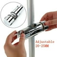 thumbnail image 1 of 20-25Mm Replacement Chrome Shower Head Rail Slider Holder Adjustable Bracket, 1 of 8
