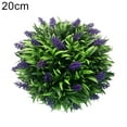 thumbnail image 1 of 20/25cm Artificial Plastic Lavender Flower Ball Garden Wedding Ceremony Decor, 1 of 6