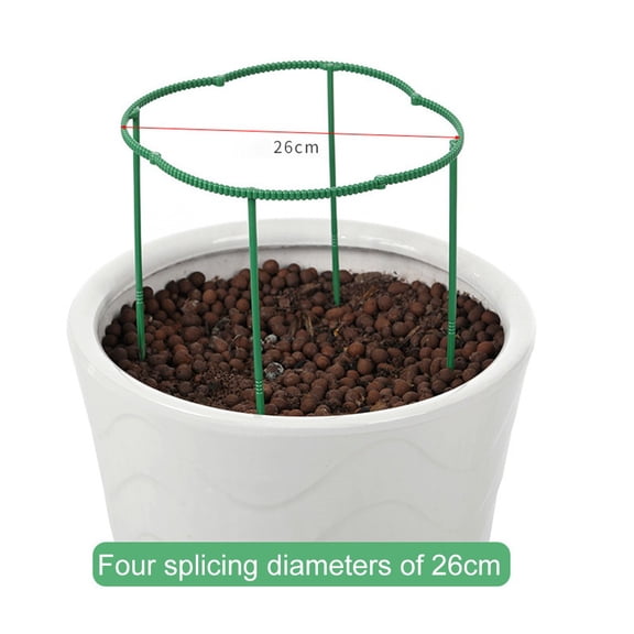 20/26Cm Garden Tool Greenhouses Arrangement Flower Stand 1 Set Plastic Semi-Circular Plant Stand Plant Support Pile