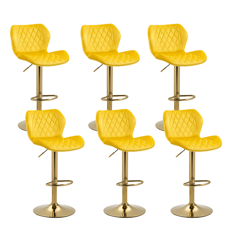 Bar Stools 20 Inch Tall Stool 20-28 Inch Velvet Bar Stools