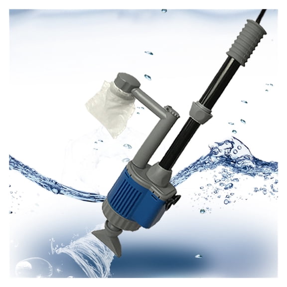 20/28W Electric Fish Tank Water Change Pump Aquarium Cleaning Tools Water Cleaner Siphon Water Filter Pump Aquarium Accessories ,Great Suction Power
