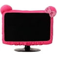 thumbnail image 1 of 20''-29'' Computer Monitor Cover with Cat Ear Design Furry Kawaii Pink Monitor Dust Cover Elastic Dustproof for PC Tablet TVC, 1 of 6