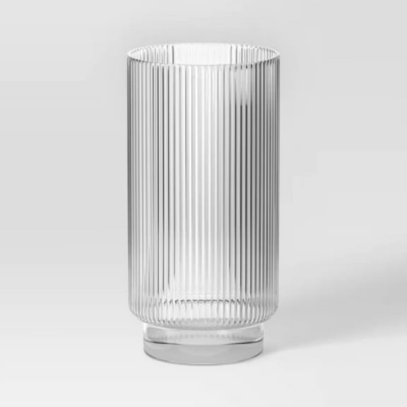 20.2oz Glass Ribbed Cassin Tall Tumbler
