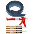 20.3 ft. Gray Garage Door Threshold Seal Kit