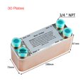 20/30/40 Plates Heat Exchanger Wort Chiller, Stainless Steel