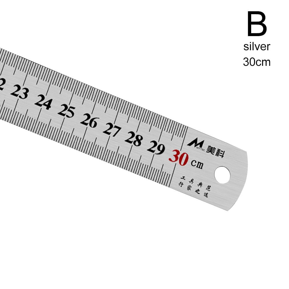 Aluminum Alloy Straight Edge Ruler 90 Degree Straightedge Right Angle Ruler  Measuring Gauge 30cm / 11.8in (Standard)