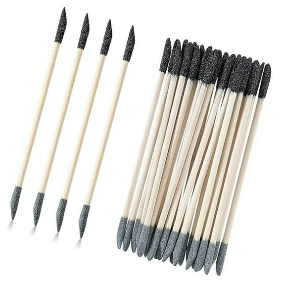 20/30/60Pcs Craftsmanship Detailing Sanding Sticks 150/280 Double Grit for Woodworking and Modeling Craft Sanding Tools