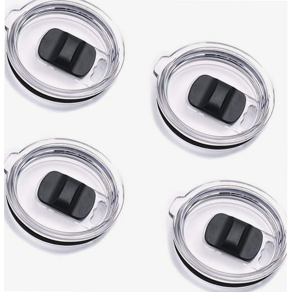 20/30 Oz Tumbler Lids - Fits For Yeti Rambler ,Ozark Trail,Or Old Style Rtic Coffee Tumbler - Magnetic Slider Replacement Lid-Spill Proof Slider (30oz-4pcs)