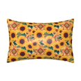 20" *30" Satin Pillowcase for Hair and Skin Bohemian Sunflower Similar