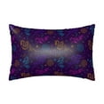 20" *30" Satin Pillowcase for Hair and Skin Gothic Colorful Snake Monstera Similar to Silk