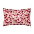 20" *30" Satin Pillowcase for Hair and Skin Rose Flowers Pink Red