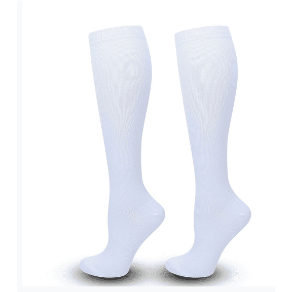 20-30 mmHg Knee High Compression Socks, Breathable Support Stockings for Women Men, Perfect for Sports, Travel, Running & Daily Wear